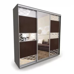 Шкаф-купе 3-х дверный Акцент-Лайн КР 2100х600 Венге