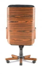 Кресло с высокой спинкой Бонн Д100 Черное 107 / D100