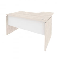 Стол эргономичный левый ОНИКС О.СА-3Л Денвер Светлый/Белый / ONIX O.SA-3L