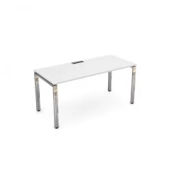 Стол рабочий, прямолинейный ГЛОСС ЛИНЕ НСР-П.009.1 Белый Премиум / GLOSS LINE