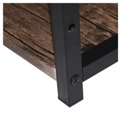 Стол на металлокаркасе БРАБИКС ЛОФТ CД-005 Мореный дуб / BRABIX LOFT CD-005