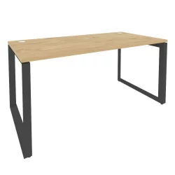 Стол рабочий на О-образном м/к ОНИКС О.МО-СП-4.8 Тиквуд Светлый/Антрацит / ONIX O.MO-SP-4.8