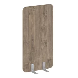 Перегородки на металлических опорах на фетровых подпятниках Р-лине ДП.Ф-80-150 Тиквуд Темный / R-line DP.F-80-150