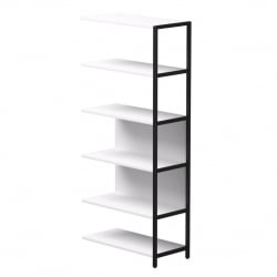 Полустеллаж металлический высокий (приставной) Еверпроф ЕВО 254Н009 Белый Черный / Everprof EVO