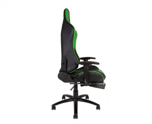 Игровое кресло Лотус ГТС РФ-8066Е Черный/Зеленый / Lotus GTS RF-8066E
