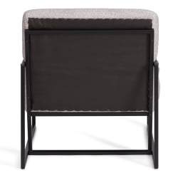 Кресло Чарли ЛУКС/Чарли Люкс велюр/букле, ВТ шапе силвер, 70х80х82 см / Charli LUX/Чарли VT shape silver,