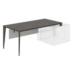 Стол под опорную тумбу 800 Атлас НЗ-0106.БТ.АН Бренсон Трюфель Антрацит / Atlas NZ-0106.BT.AN