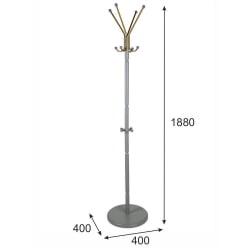 Вешалка напольная В 33Н Серый