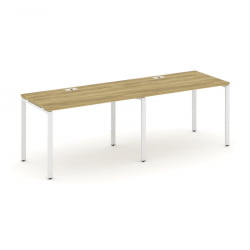 Рабочая станция на 2 места CОНCЕПТ CН.ОРС-002 Дуб Винченцо Белый / CONCEPT CN.ORS-002
