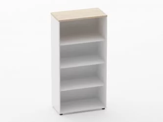 Шкаф 3 широкий открытый Дека 10.16.101 Туя/Белый / Deka