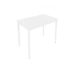 Стол письменный на металлокаркасе СЛИМ СЙСТЕМ С.СП-3.1 Белый-Белый / SLIM SYSTEM