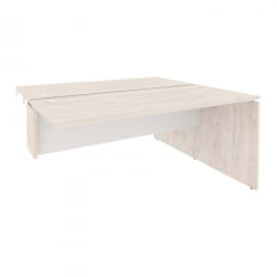 Стол-приставка двойной к опорным элементам ОНИКС О.Д.СПР-4.7 Денвер Светлый/Белый / ONIX O.D.SPR-4.7