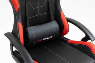 Кресло спортивное ТопЧаирс Вйверн черно-красный / TopChairs Wyvern