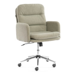 Кресло Довер хром букле, олива, барни дустй греен / Dover barni dusty green