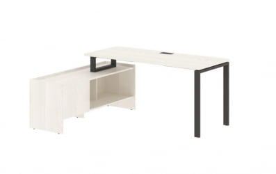 Стол с тумбой ЕДИС ЕУCТ 17614 Ясень Траун Мокко / EDIS EUCT