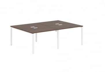 Бенч-система 4-местная ЕДИС ЕУВСТ 2316 Дуб Денвер темный Белый / EDIS EUWST