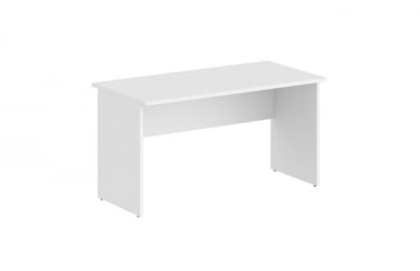 Стол рабочий с опорами Сигма СГ.399.ВХ Белый / Sigma SG.399.WH