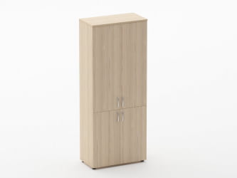 Шкаф высокий закрытый Глассй 6.19.131 Венге / Glassy