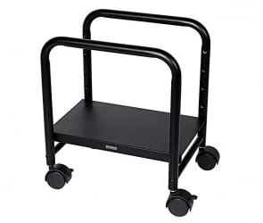 Подставка для системного блока с регулировкой по высоте ЕУРЕКА ЕРК-CС-01Б Черная / EUREKA ERK-CS-01B