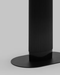 Стол овальный обеденный Мйстерй 130*80 черный / Mystery