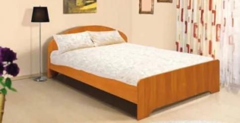 Кровать 1600 кс 2000 с низкой спинкой Ясень шимо темный / x