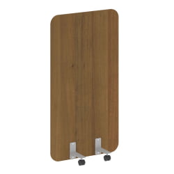 Перегородка на металлических опорах, на роликах Р-лине ДП.Р-80-150 Орех Гварнери / R-line DP.R-80-150