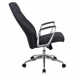 Кресло руководителя БРАБИКС ПРЕМИУМ Адепт ЕКС-752, синхромеханизм, алюминий, ткань, серое / BRABIX PREMIUM Adept EX-752,