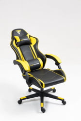 Кресло спортивное ТопЧаирс Шадов черно-желтый / TopChairs Shadow