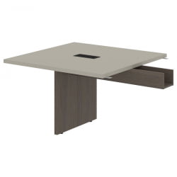 Стол для заседаний приставной ВЕЛИОН ВФCТ 1212 Аметист Дуб Сильвер / VELION VFCT