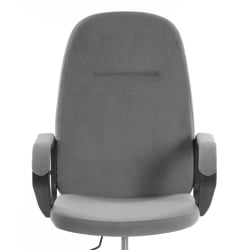 Кресло ЛЕАДЕР (22) велюр, серый, 29 / LEADER