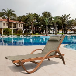 Шезлонг-лежак Мальта АФМ-511Б Оливе / AFM-511B Olive