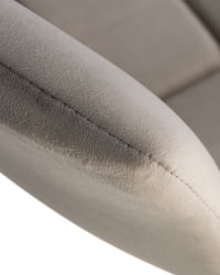 Стул барный ДОБРИН ТАИЛОР ВХИТЕ (серый велюр (МДЖ9-75)) 2 шт / DOBRIN TAILOR WHITE (MJ9-75))