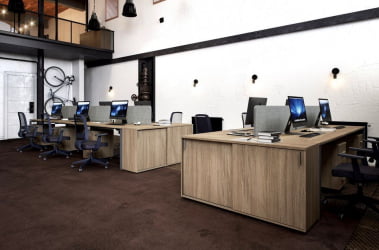 Мебель для офиса Сигма №6 Дуб темный / Sigma