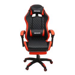 Кресло 892-1 цвет черный/красный с массажем 892-1-блаcк-ред-масс / 892-1-black-red-mass