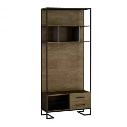 Стеллаж в гостиную Лофт под ТВ Дуб табак / Loft