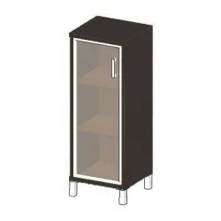 Стеллаж стекло тонированное В421.8 Р Венге магия / R