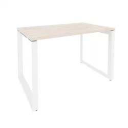 Стол рабочий на О-образном м/к ОНИКС О.МО-СП-2.7 Денвер Светлый/Белый / ONIX O.MO-SP-2.7