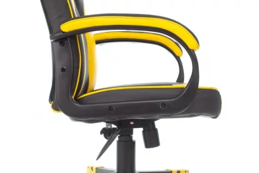 Геймерское кресло Зомбие ГАМЕ 17 Черный-желтый / Zombie GAME