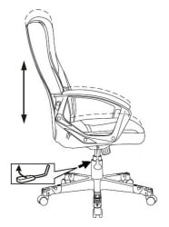 Кресло игровое Зомбие 10 Блаcк / Zombie Black