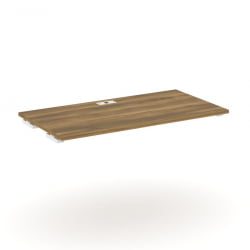 Стол-приставка к двум опорным тумбам/шкафам CОНCЕПТ CН.ОСПР-007 Сандал Янтарный Белый / CONCEPT CN.OSPR-007