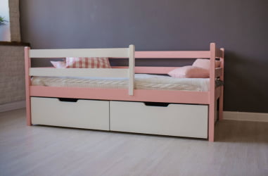 Кровать детская РооРоом ВК-1р Розовая / RooRoom VK-1р