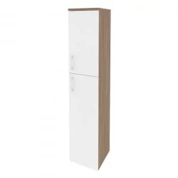 Шкаф высокий узкий правый ОНИКС О.СУ-1.8(Р) Дуб Аризона/Белый / ONIX O.SU-1.8(R)