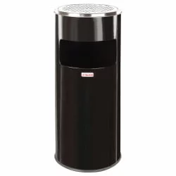 Урна с пепельницей ЛАИМА ПРОФЕССИОНАЛ 27 литров Черный / LAIMA PROFESSIONAL