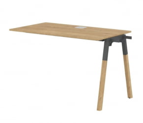 Брифинг-приставка Форта ФБ 1167 Дуб Гамильтон Черный графит / Forta FB