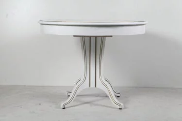 Стол обеденный Орион-5 (д1000) тон 1 с золотой патиной / (d1000)