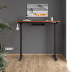 Стол подъемный электрический КСТЕН-УП АТ-002 002 Дуб Темный/черный / XTEN-UP AT-002