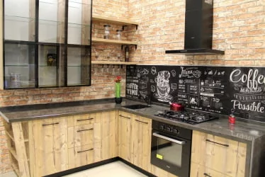 Глянцевый фартук (КОМПОЗИТ) КМ 33 / KM