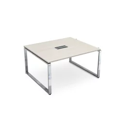 Стол системы БЭНЧ, переговорный, начальный ГЛОСС ЛИНЕ НСПН-О.926 Иворй / GLOSS LINE Ivory