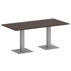Стол прямоугольный ХОМЕ ОФФИCЕ ВР.СП-5-180.2 Венге Цаво/Серый металл / HOME OFFICE VR.SP-5-180.2