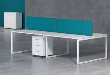 Конференц-стол КСТЕН-К КСКCТ 2714 Белый Алюминий / XTEN-Q XQCT